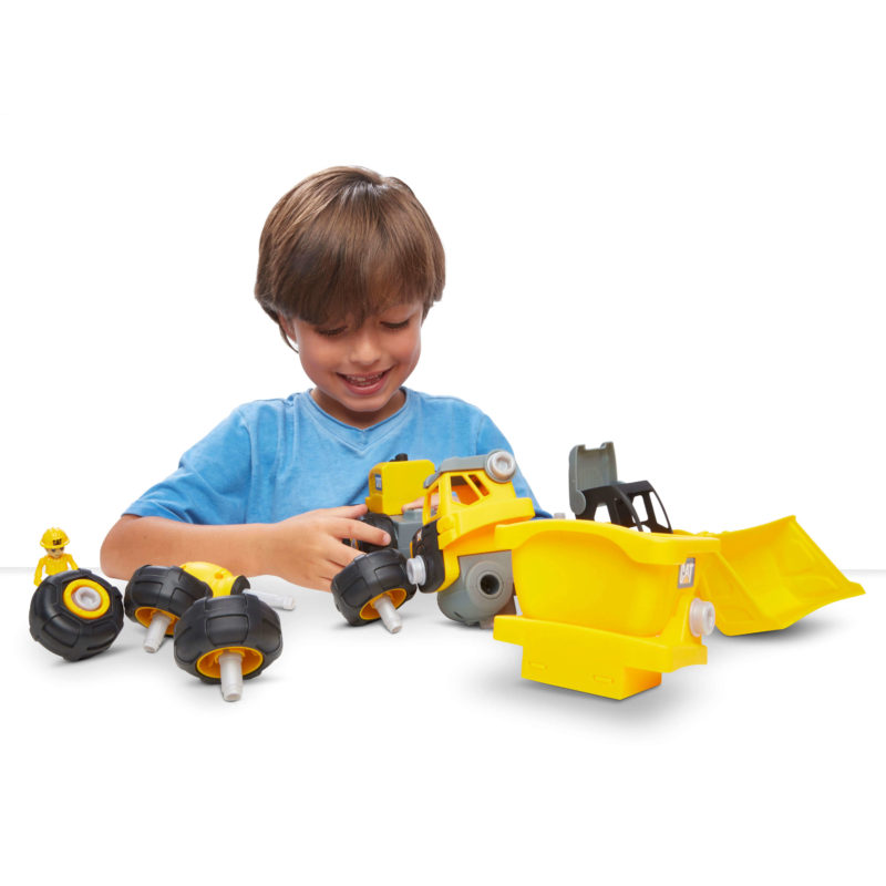cat machine maker junior operator building set