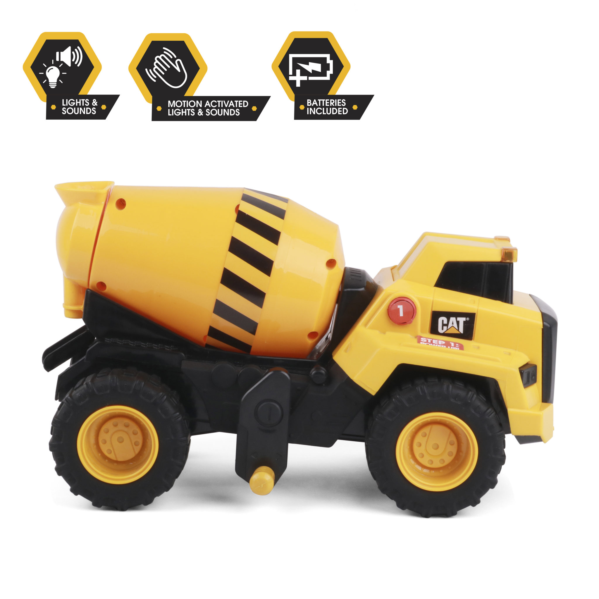 Buy the Cat® Power Haulers Cement Mixer Today! CAT